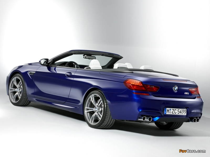 BMW M6 Cabrio (F12) 2012 wallpapers (800 x 600)