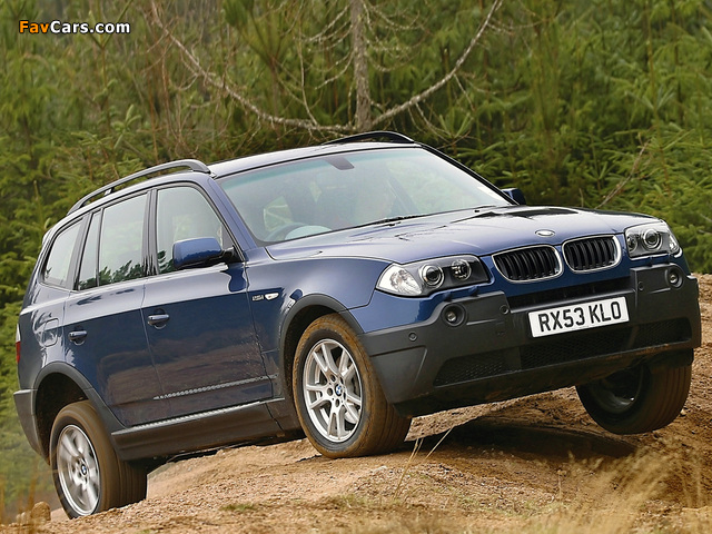 BMW X3 2.5i UK-spec (E83) 2003–06 images (640 x 480)