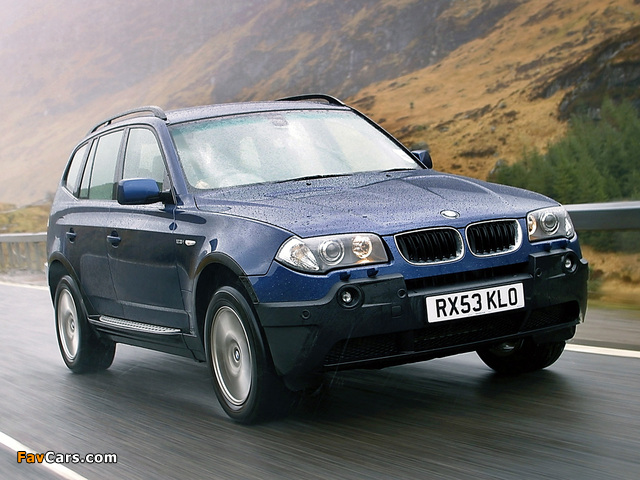 BMW X3 2.5i UK-spec (E83) 2003–06 images (640 x 480)