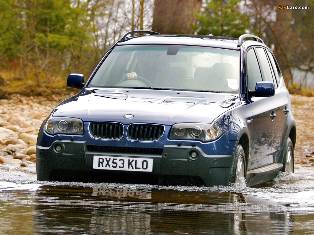 BMW X3 2.5i UK-spec (E83) 2003–06 images (1024 x 768)