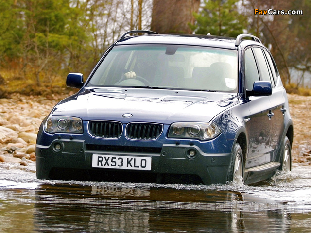 BMW X3 2.5i UK-spec (E83) 2003–06 images (640 x 480)