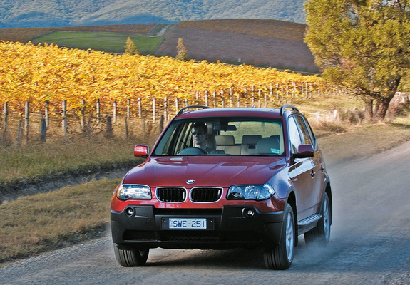 BMW X3 2.5i AU-spec (E83) 2003–06 photos