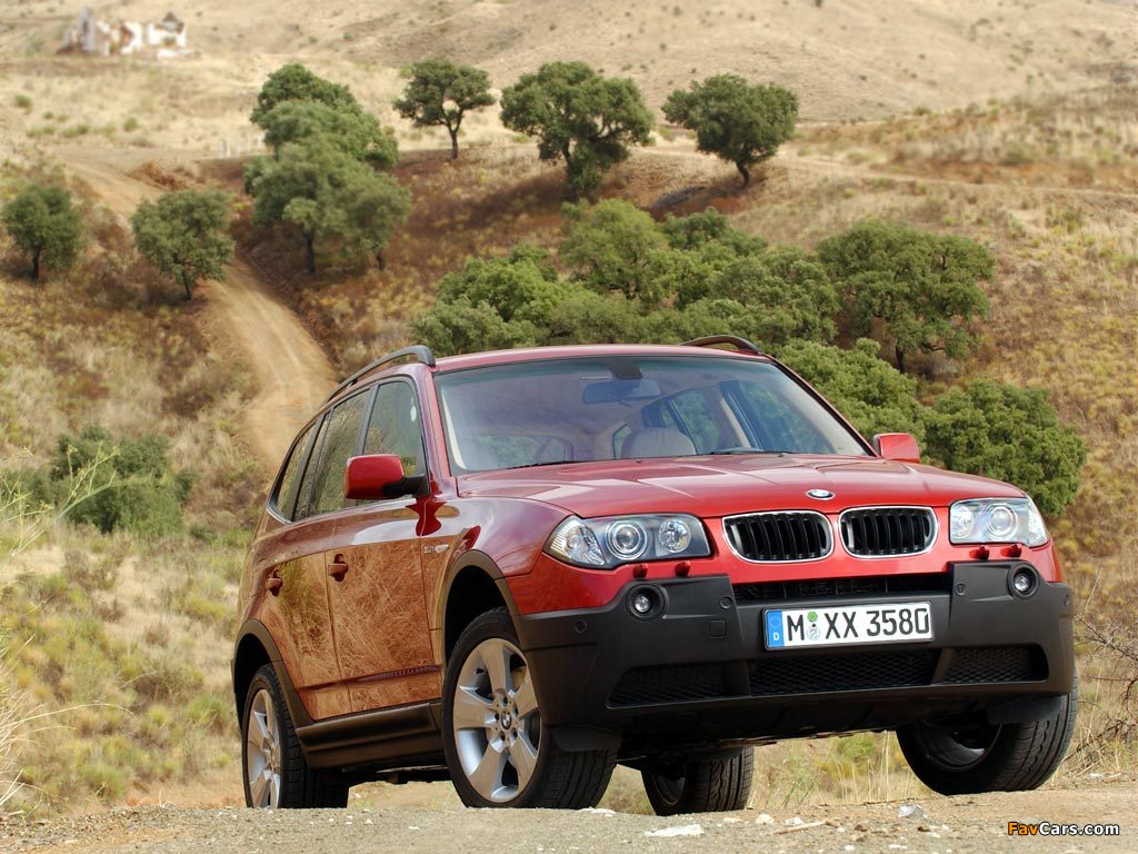 BMW X3 3.0i (E83) 2003–06 pictures (1024 x 768)