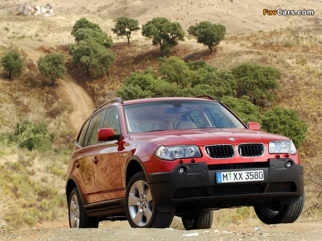 BMW X3 3.0i (E83) 2003–06 pictures (640 x 480)