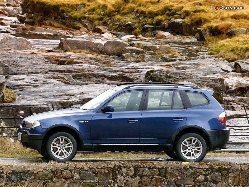 BMW X3 2.5i UK-spec (E83) 2003–06 pictures (800 x 600)