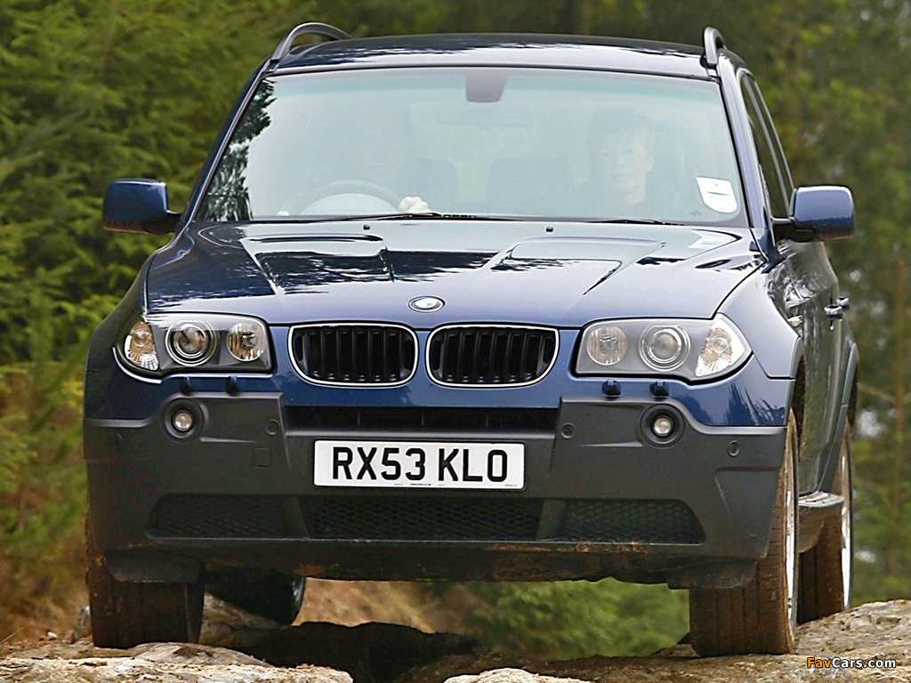 BMW X3 2.5i UK-spec (E83) 2003–06 pictures (1024 x 768)