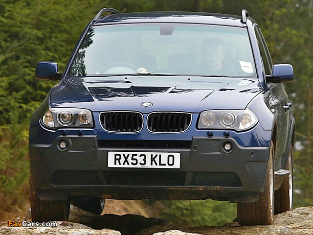 BMW X3 2.5i UK-spec (E83) 2003–06 pictures (640 x 480)