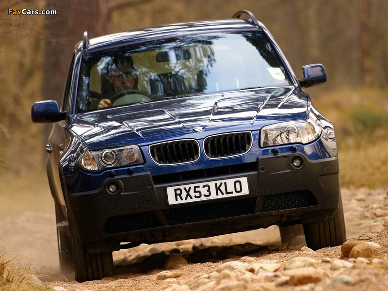 BMW X3 2.5i UK-spec (E83) 2003–06 wallpapers (800 x 600)