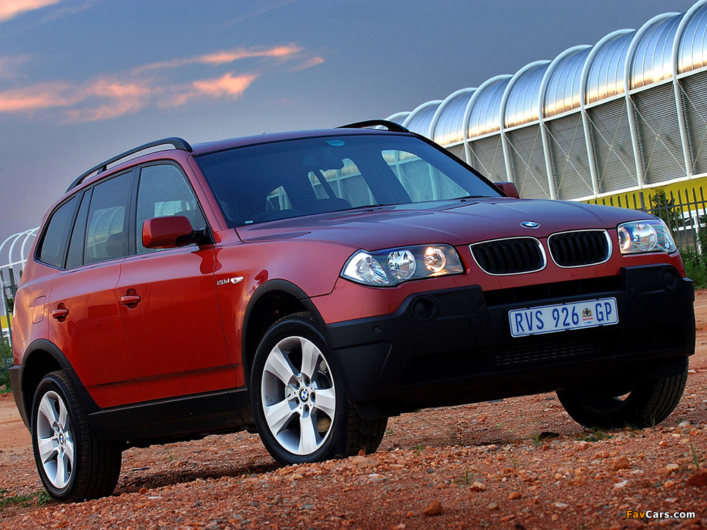 BMW X3 2.0d ZA-spec (E83) 2004–06 images (1024 x 768)
