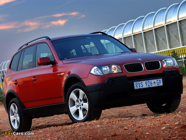 BMW X3 2.0d ZA-spec (E83) 2004–06 images (640 x 480)