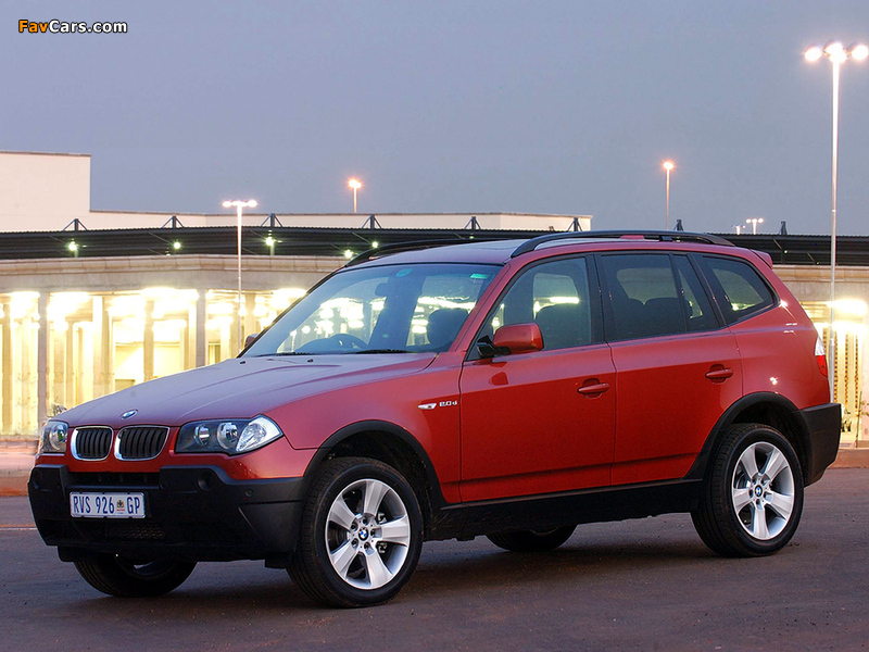 BMW X3 2.0d ZA-spec (E83) 2004–06 images (800 x 600)