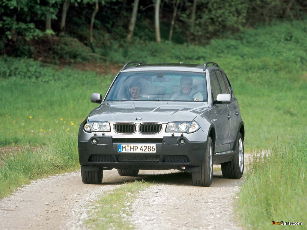 BMW X3 2.0d (E83) 2004–06 images (1024 x 768)