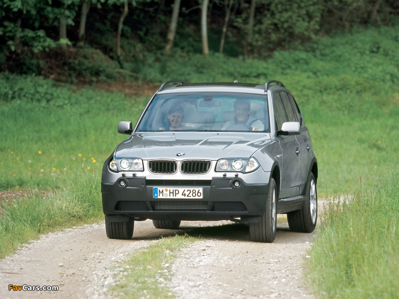 BMW X3 2.0d (E83) 2004–06 images (800 x 600)