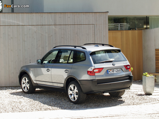 BMW X3 2.0i (E83) 2004–06 photos (640 x 480)
