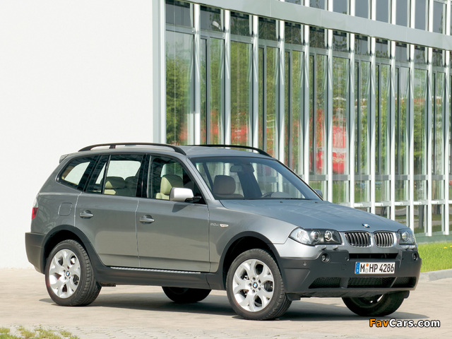 BMW X3 2.0d (E83) 2004–06 photos (640 x 480)