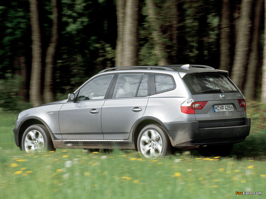 BMW X3 2.0d (E83) 2004–06 pictures (1024 x 768)