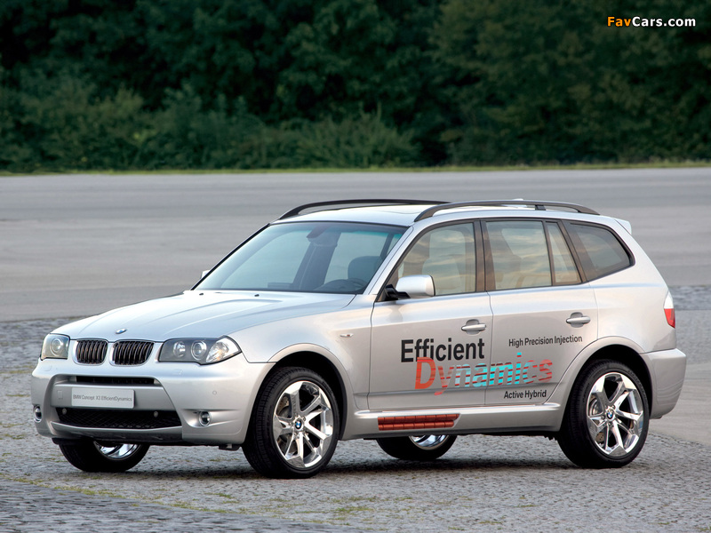 BMW X3 Efficient Dynamics Concept (E83) 2005 pictures (800 x 600)