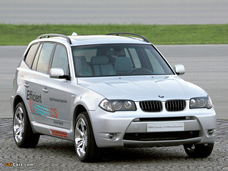 BMW X3 Efficient Dynamics Concept (E83) 2005 wallpapers (800 x 600)