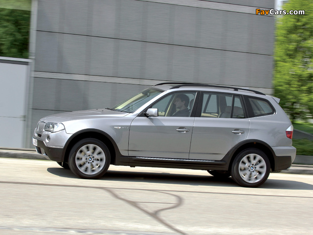 BMW X3 3.0si (E83) 2007–10 images (640 x 480)