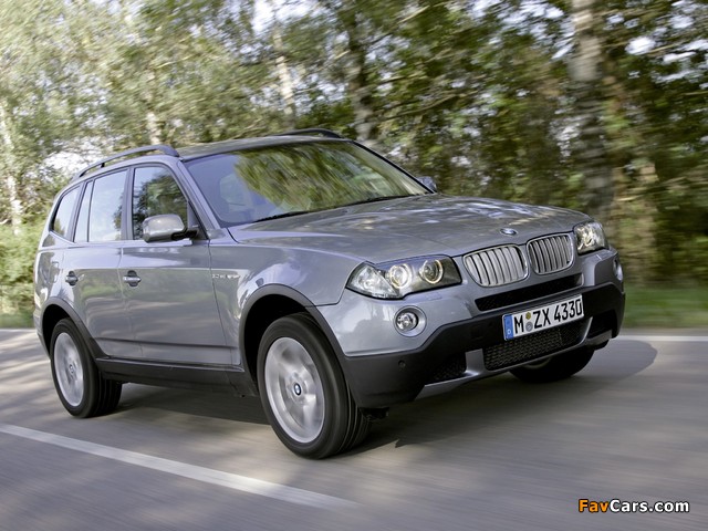 BMW X3 3.0sd (E83) 2007–10 images (640 x 480)