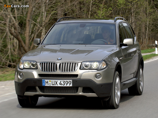 BMW X3 3.0sd (E83) 2007–10 photos (640 x 480)