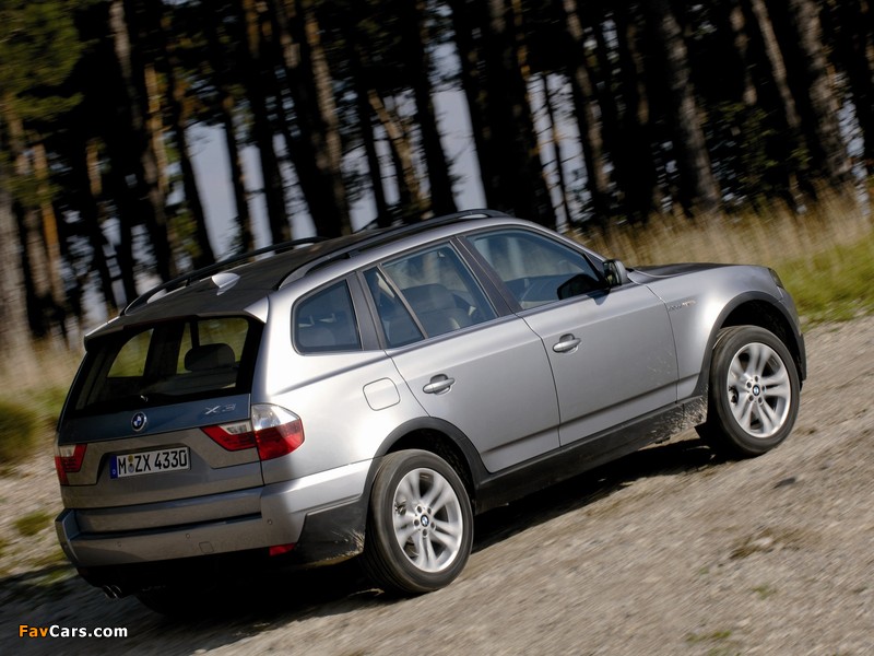 BMW X3 3.0sd (E83) 2007–10 photos (800 x 600)