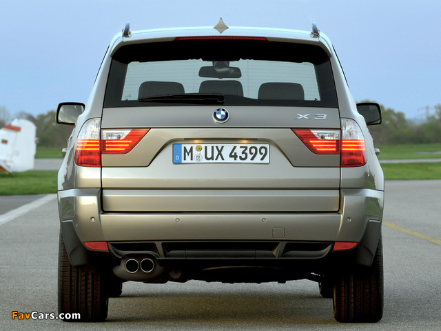 BMW X3 3.0sd (E83) 2007–10 photos (640 x 480)