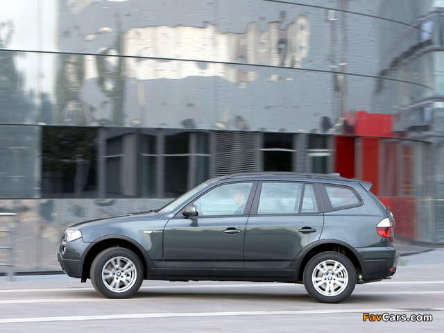 BMW X3 2.0d (E83) 2007–10 photos (640 x 480)