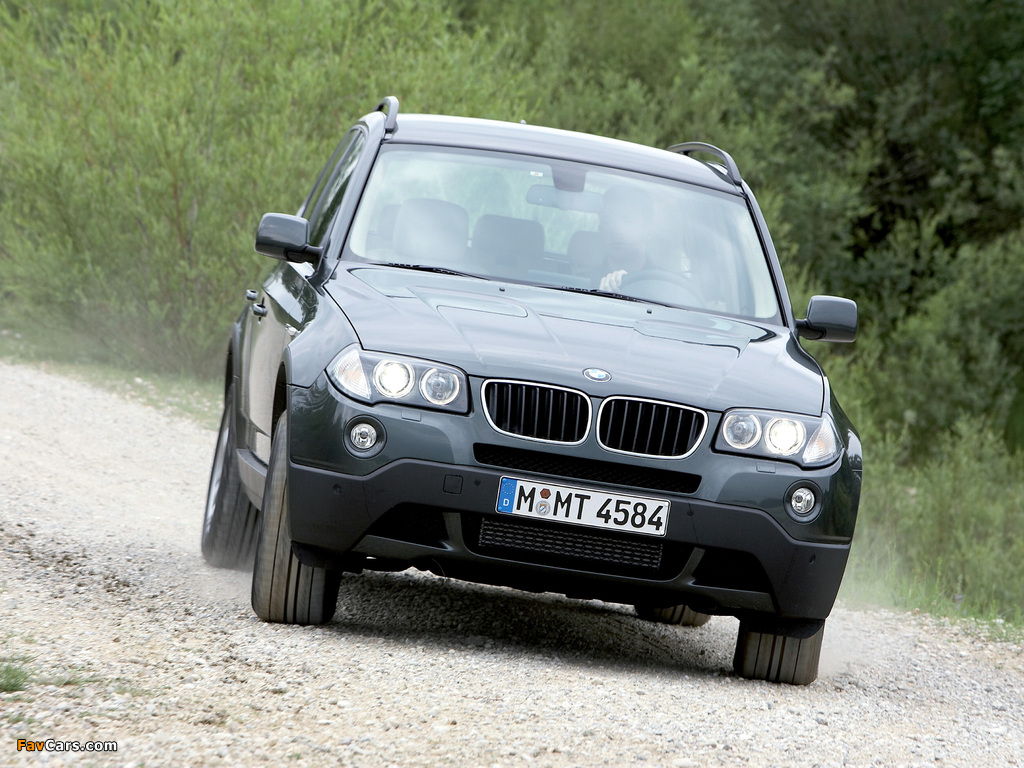 BMW X3 2.0d (E83) 2007–10 pictures (1024 x 768)