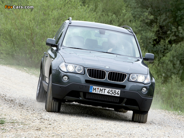 BMW X3 2.0d (E83) 2007–10 pictures (640 x 480)