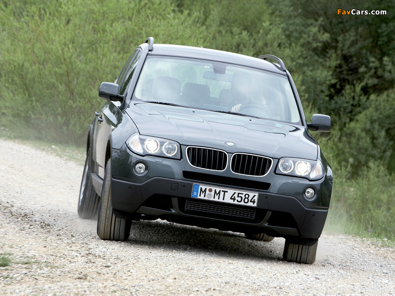 BMW X3 2.0d (E83) 2007–10 pictures (800 x 600)