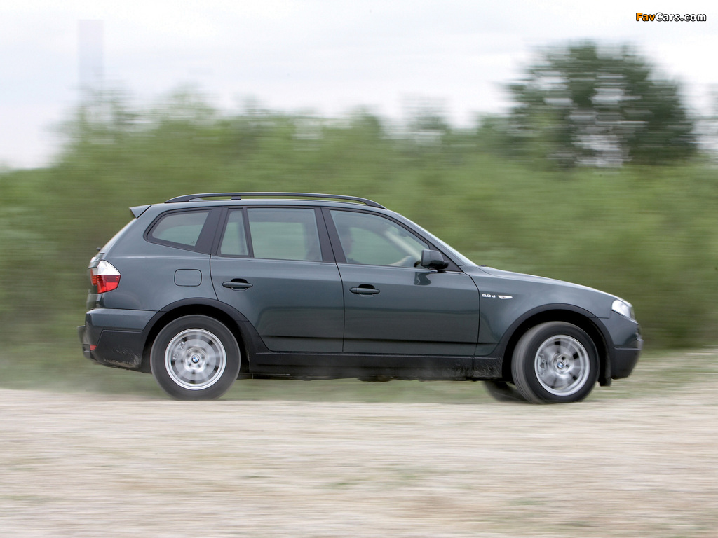 BMW X3 2.0d (E83) 2007–10 pictures (1024 x 768)