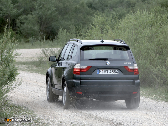 BMW X3 2.0d (E83) 2007–10 pictures (640 x 480)