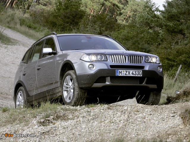 BMW X3 3.0sd (E83) 2007–10 pictures (640 x 480)