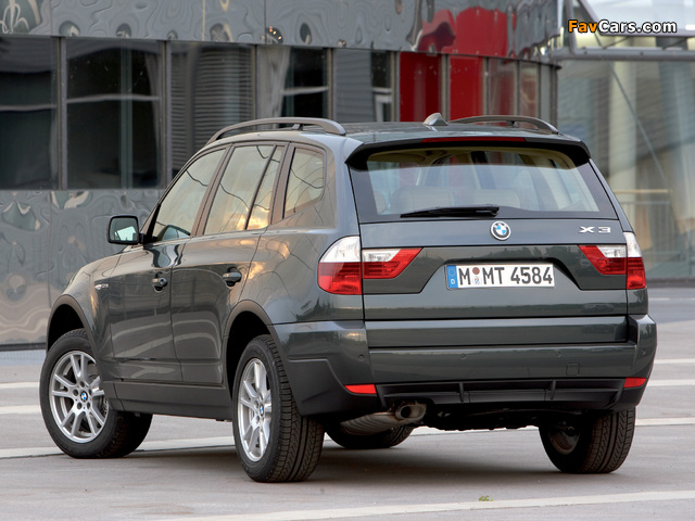 BMW X3 2.0d (E83) 2007–10 pictures (640 x 480)