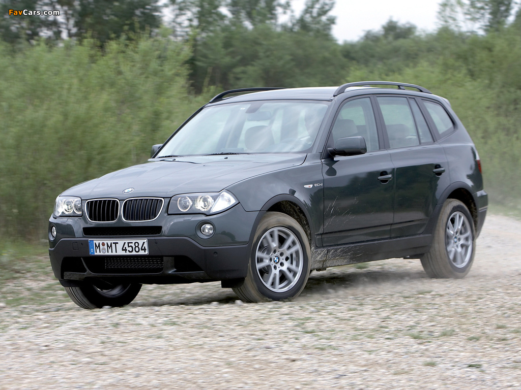 BMW X3 2.0d (E83) 2007–10 pictures (1024 x 768)