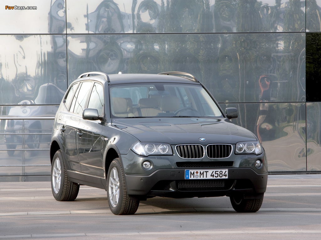 BMW X3 2.0d (E83) 2007–10 wallpapers (1024 x 768)