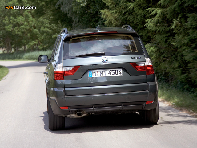 BMW X3 2.0d (E83) 2007–10 wallpapers (640 x 480)