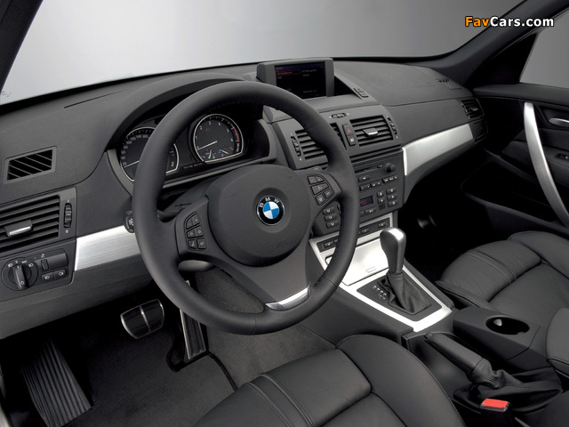 BMW X3 3.0sd (E83) 2007–10 wallpapers (640 x 480)