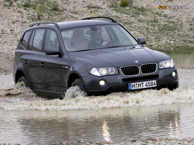 BMW X3 2.0d (E83) 2007–10 wallpapers (640 x 480)