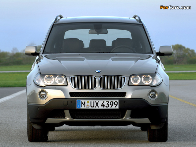 BMW X3 3.0sd (E83) 2007–10 wallpapers (640 x 480)