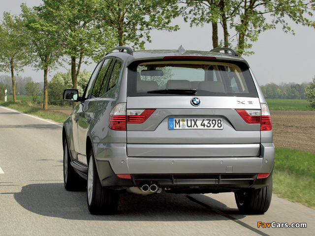 BMW X3 3.0si (E83) 2007–10 wallpapers (640 x 480)