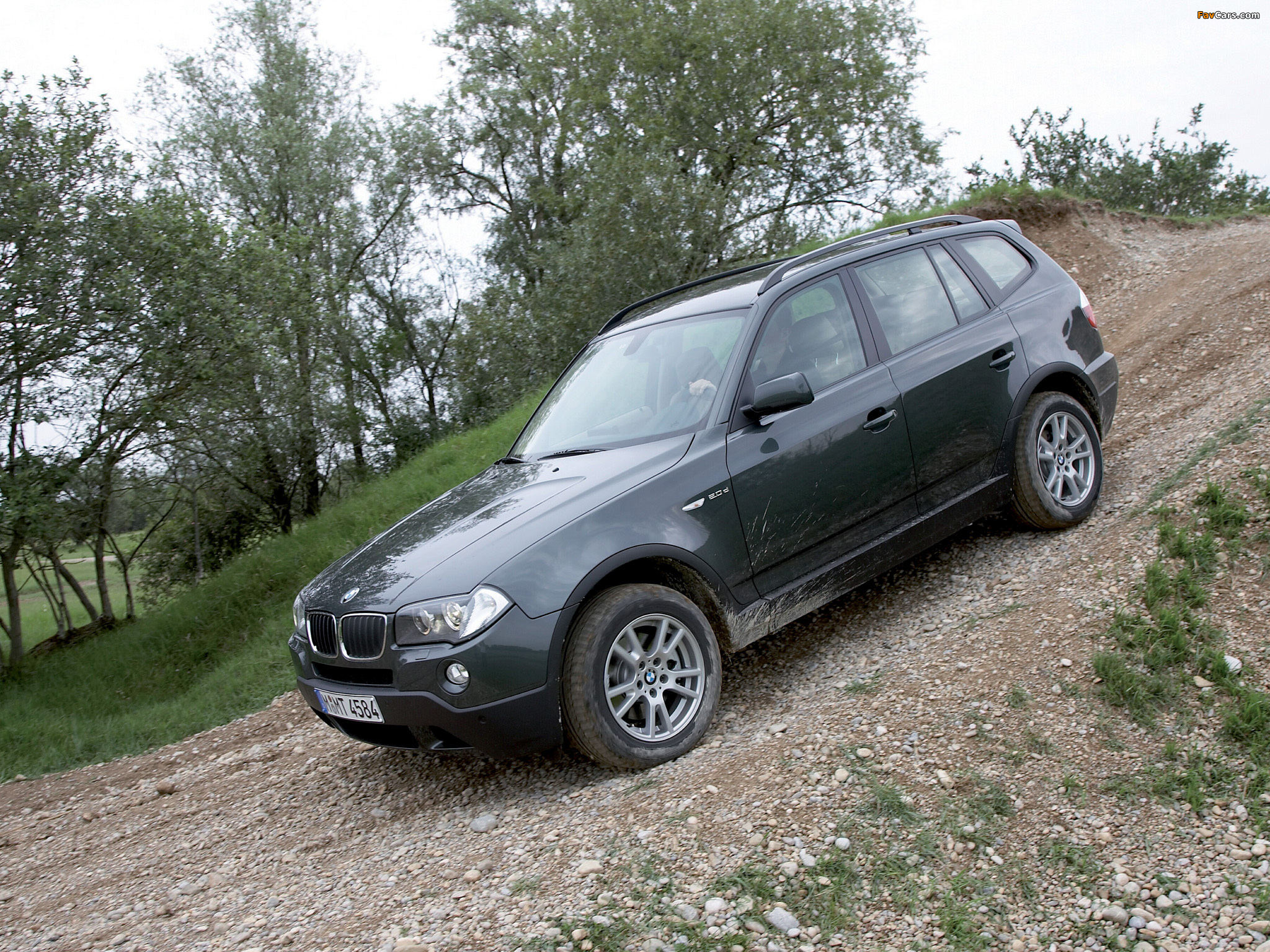 BMW X3 2.0d (E83) 2007–10 wallpapers (2048 x 1536)