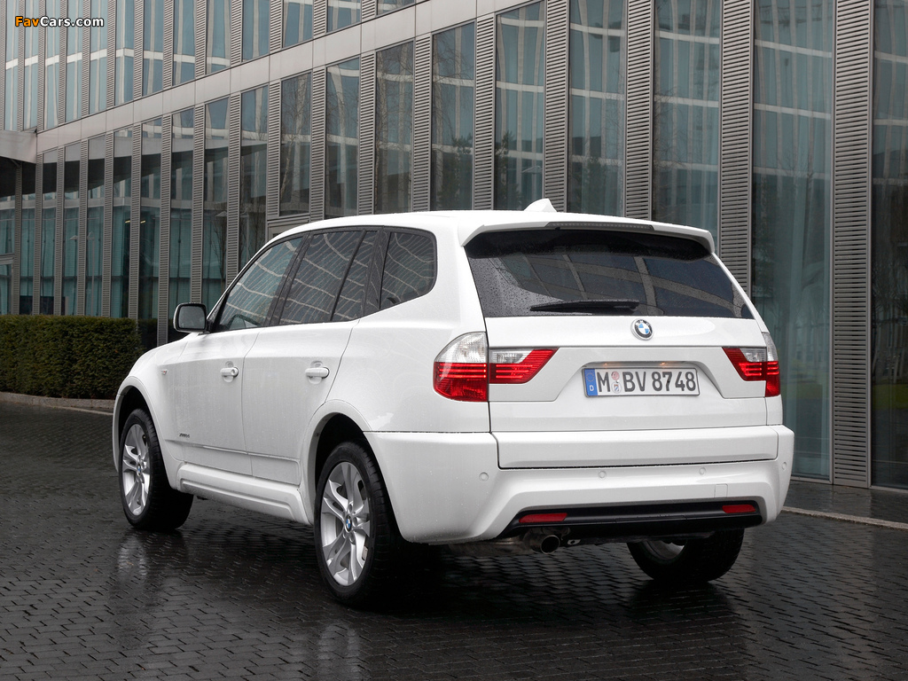 BMW X3 xDrive18d (E83) 2009–10 images (1024 x 768)