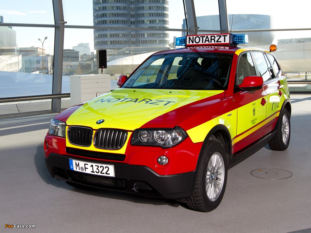 BMW X3 Notarzt (E83) 2009–10 images (1024 x 768)