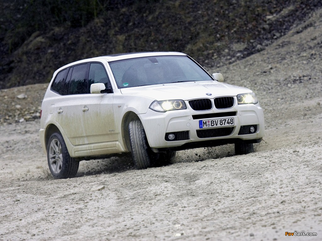 BMW X3 xDrive18d (E83) 2009–10 photos (1024 x 768)