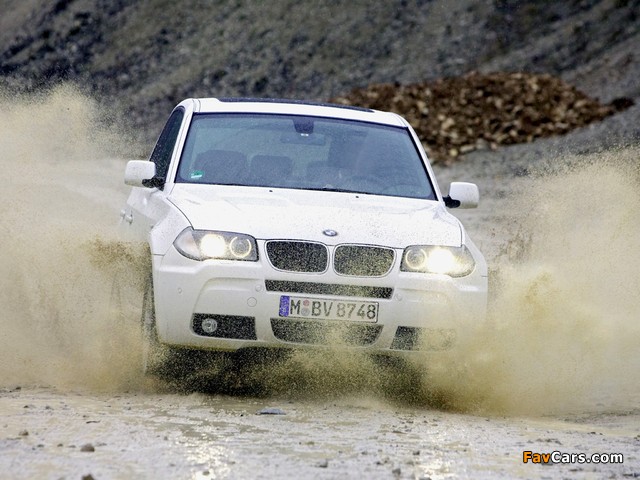 BMW X3 xDrive18d (E83) 2009–10 pictures (640 x 480)