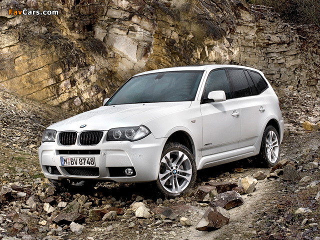 BMW X3 xDrive18d (E83) 2009–10 pictures (640 x 480)