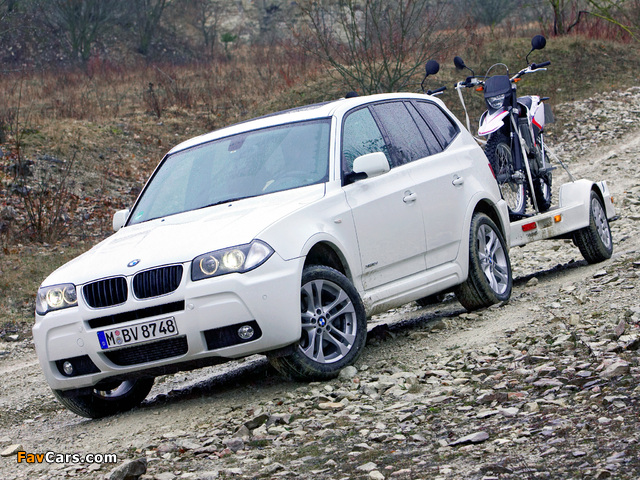 BMW X3 xDrive18d (E83) 2009–10 wallpapers (640 x 480)