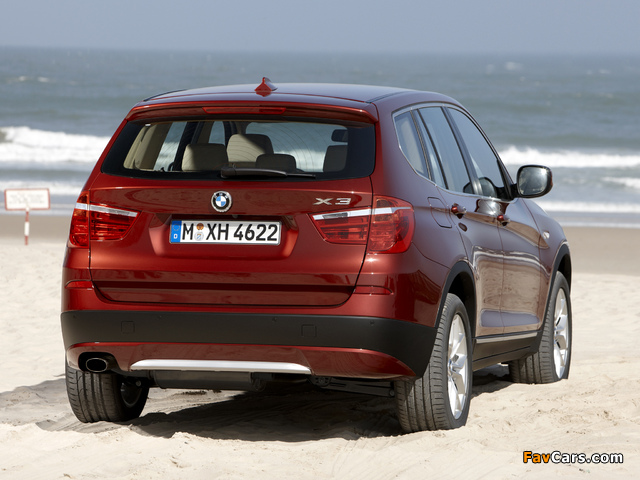 BMW X3 xDrive20d (F25) 2010 images (640 x 480)